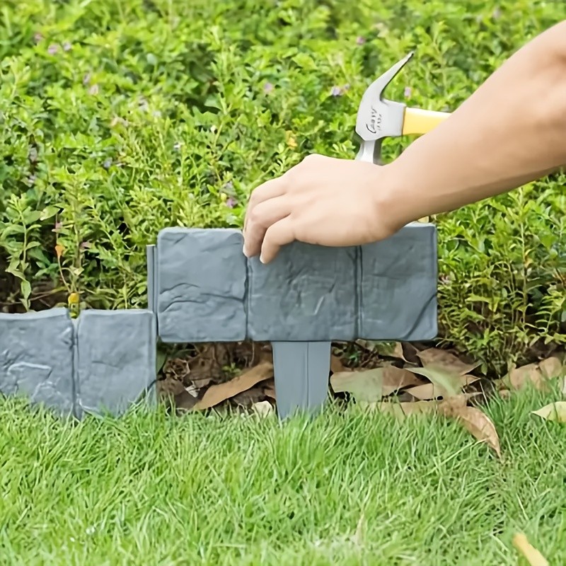 50pcs Plastic Garden Fence Panels