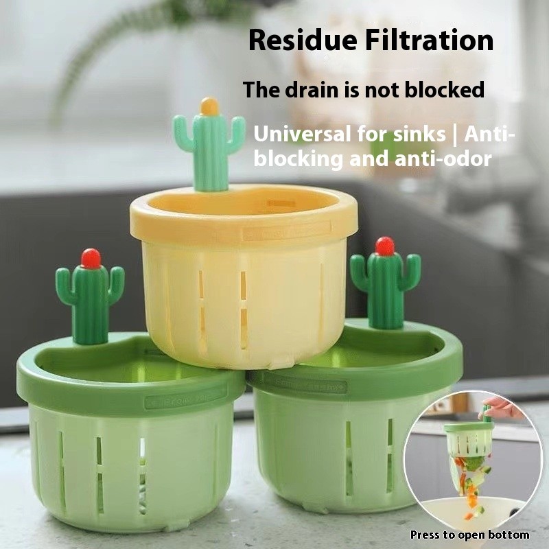 Cactus Kitchen Automatic Dumping Sink Filter