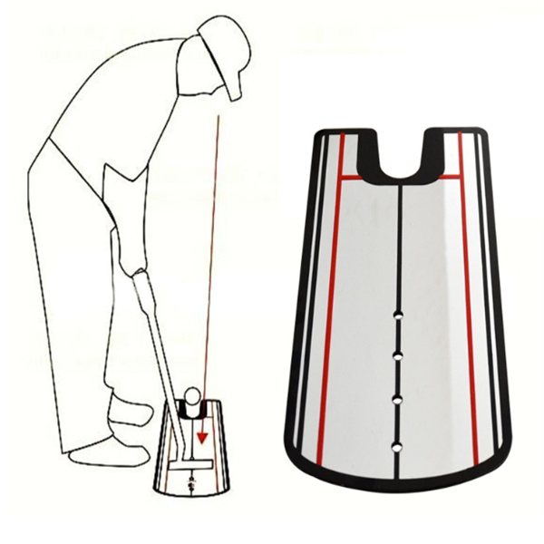 Golf Guide Rails Putting Mirror