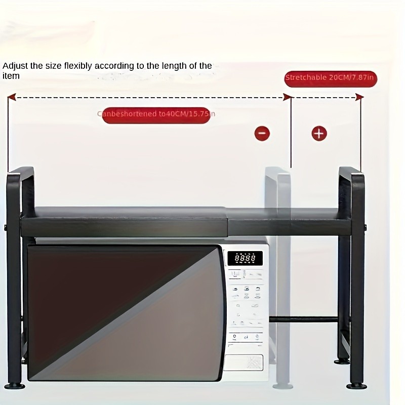 Microwave Oven Rack  Smart Space Saving Storage