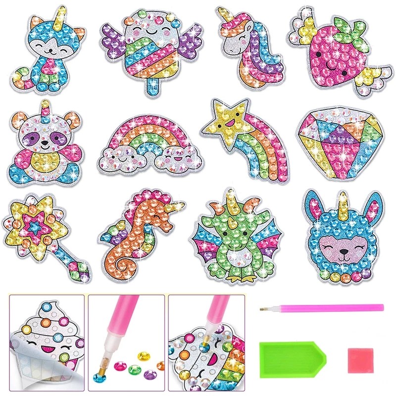 Kids DIY Diamond Painting Stickers