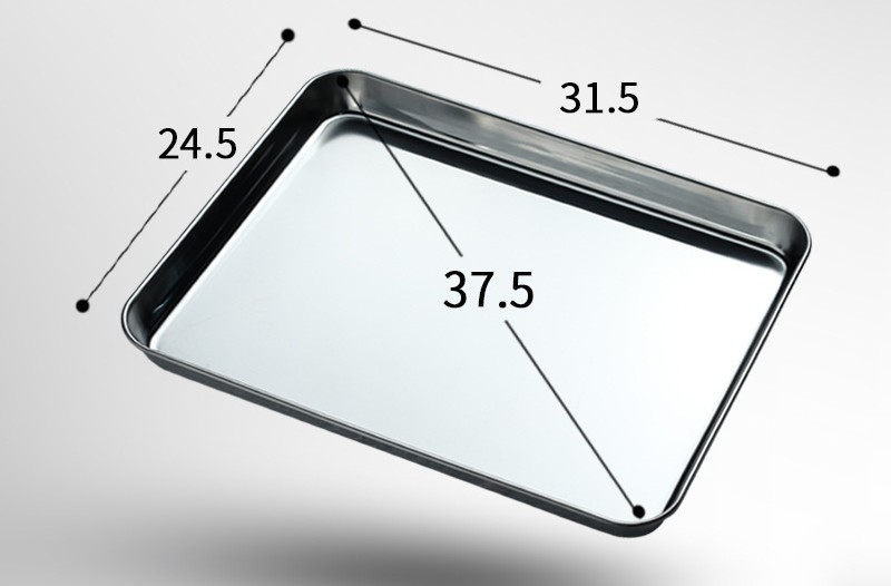 Stainless Steel Steamed Cake Baking Tray