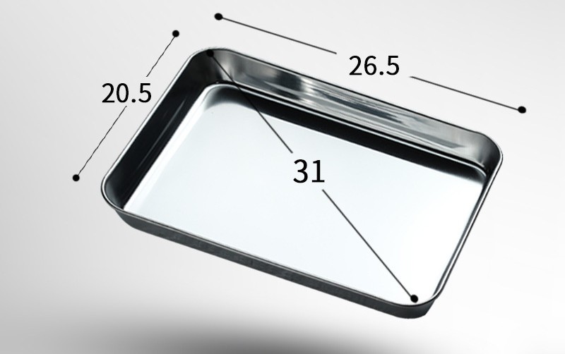 Stainless Steel Steamed Cake Baking Tray
