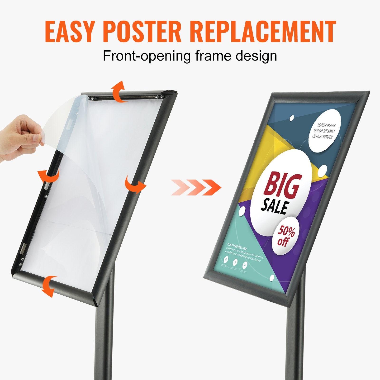 Pedestal Sign Holder