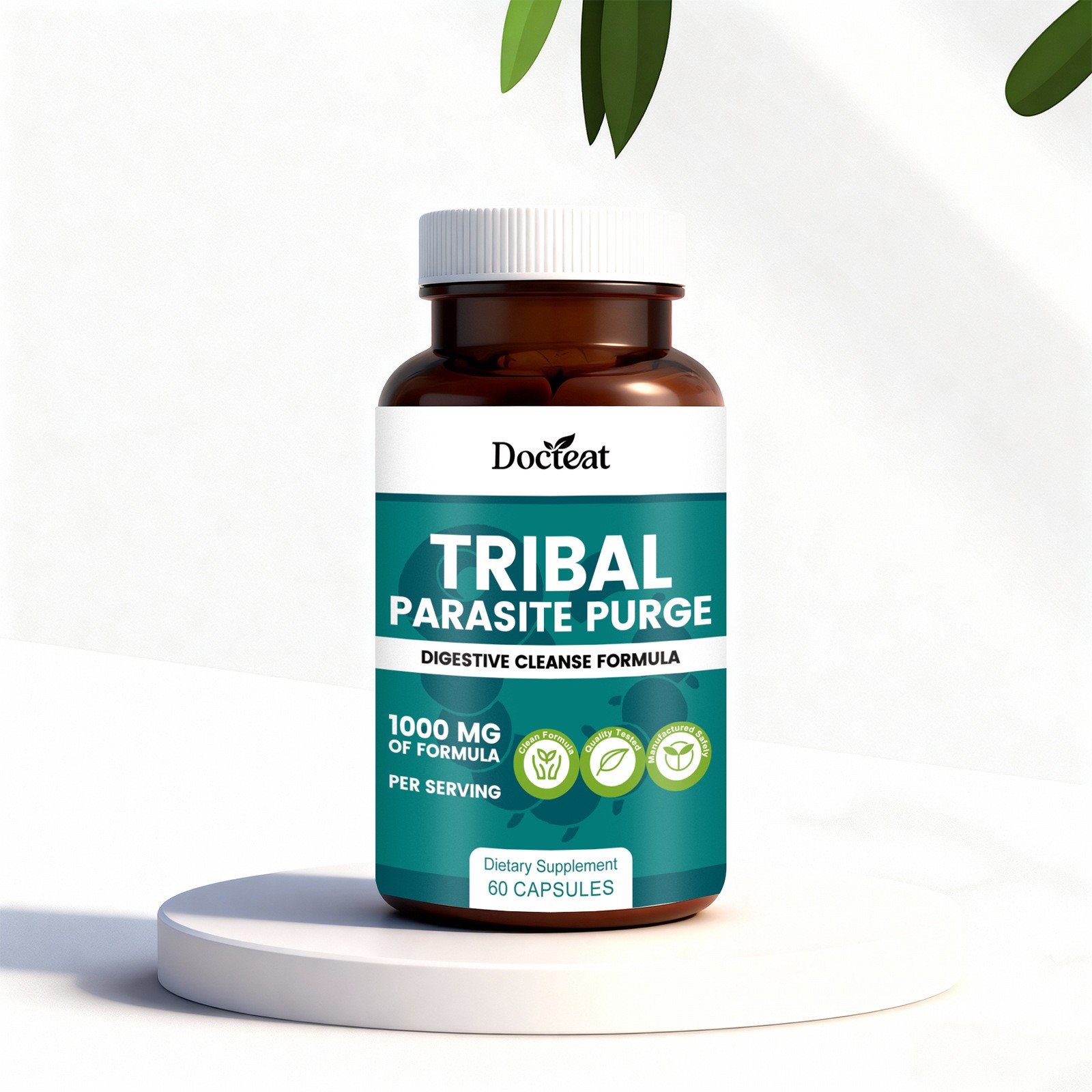 Docteat Tribal Parasite Purge Digestive Cleanse Formula for a Healthier Gut