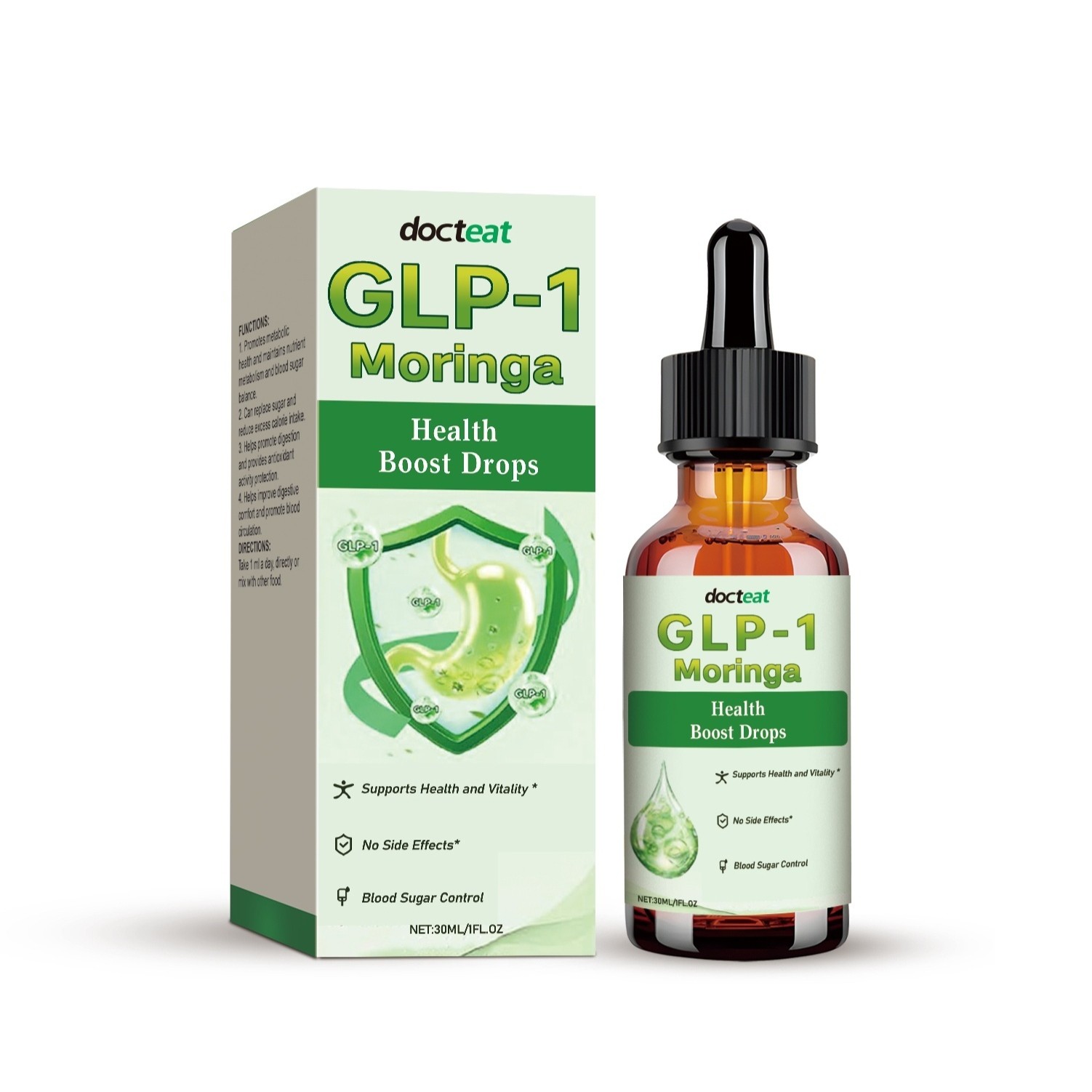 Docteat GLP-1 Moringa Health Boost Drops