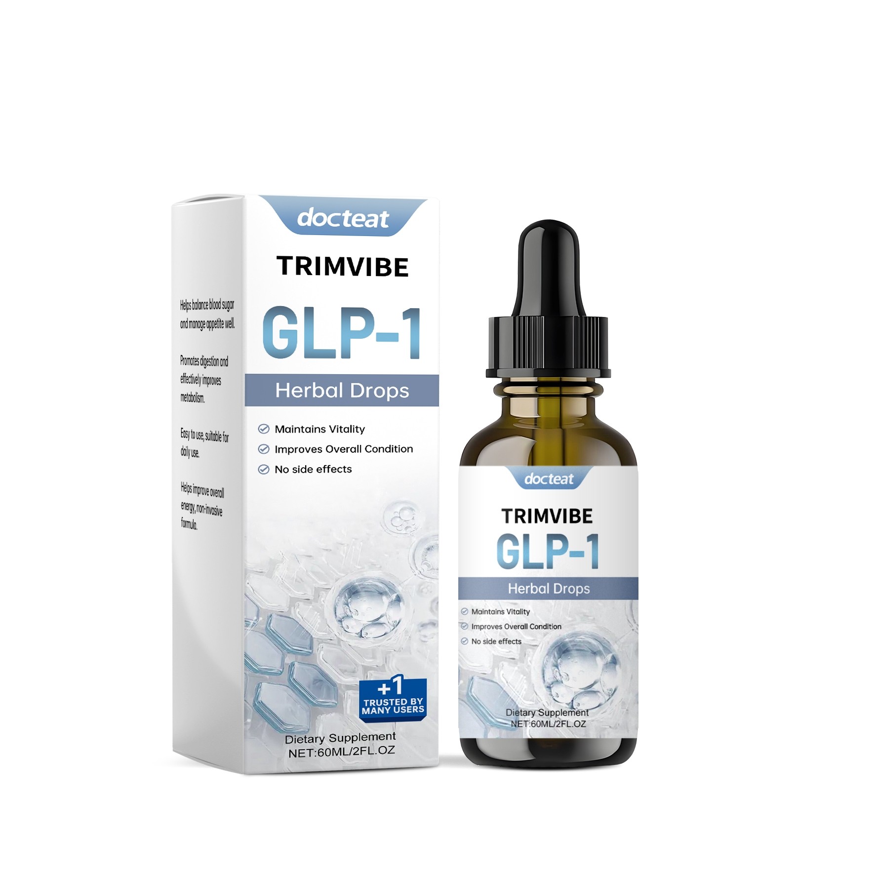 Docteat TrimVibe GLP-1 Herbal Drops