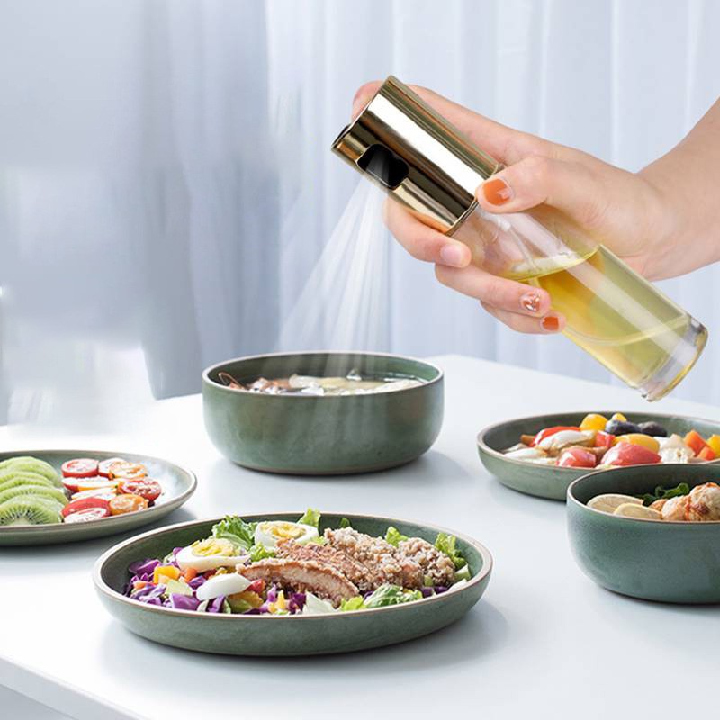 Kitchen Cooking Oil Vinegar Spray Bottle