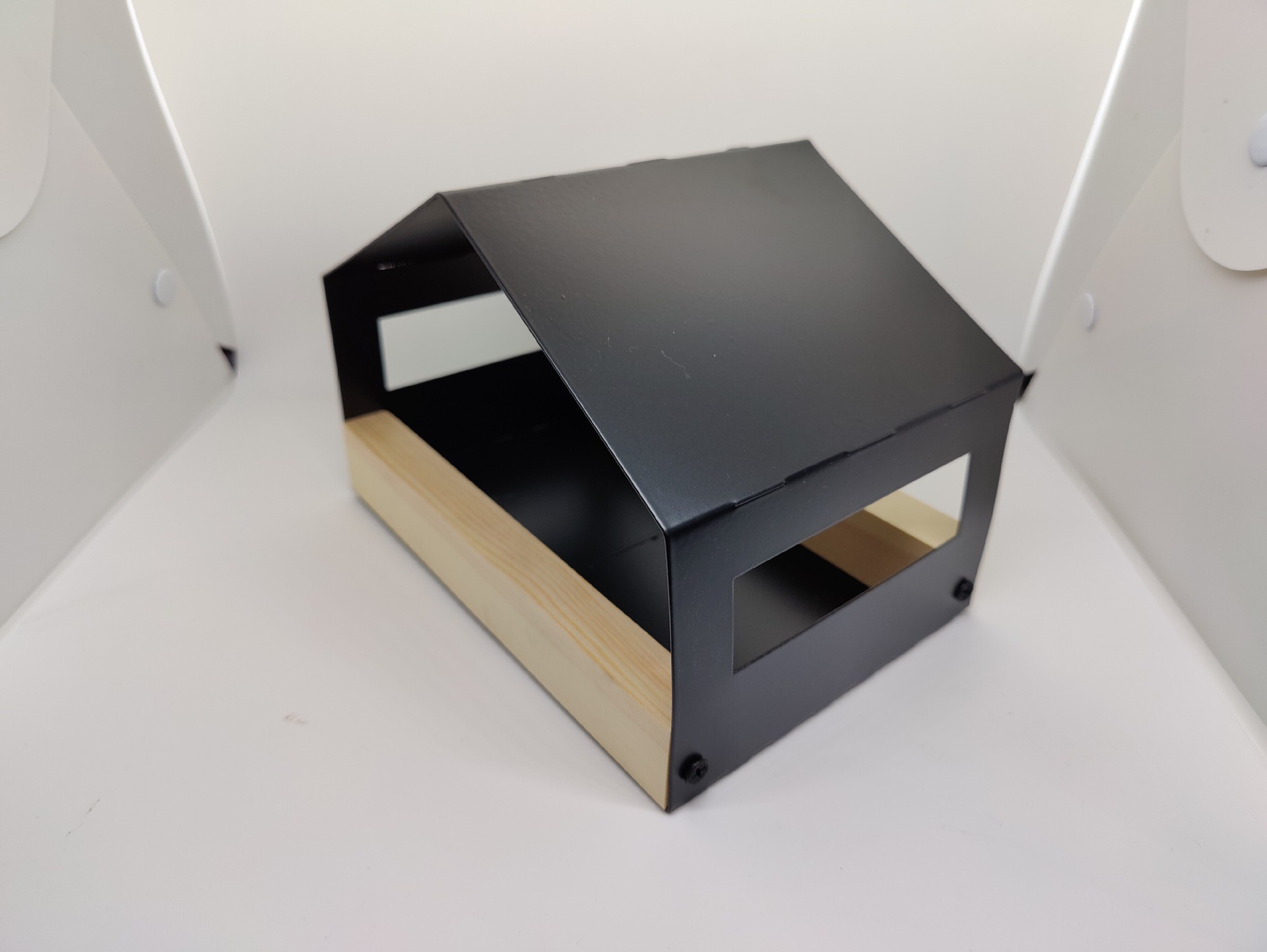 Hanging Bird Feeder for Garden with Roof