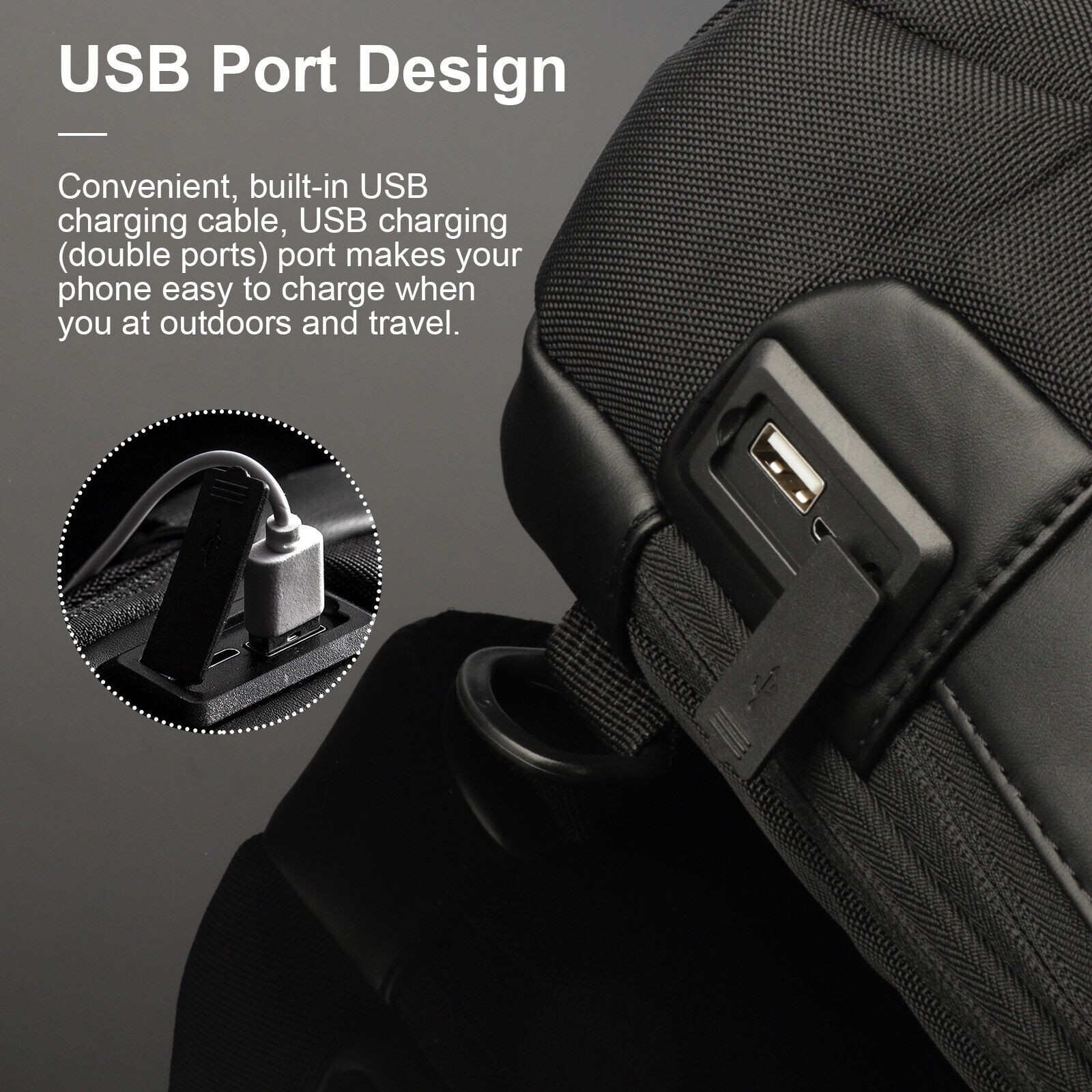Sling Chest Bag Pack For Male