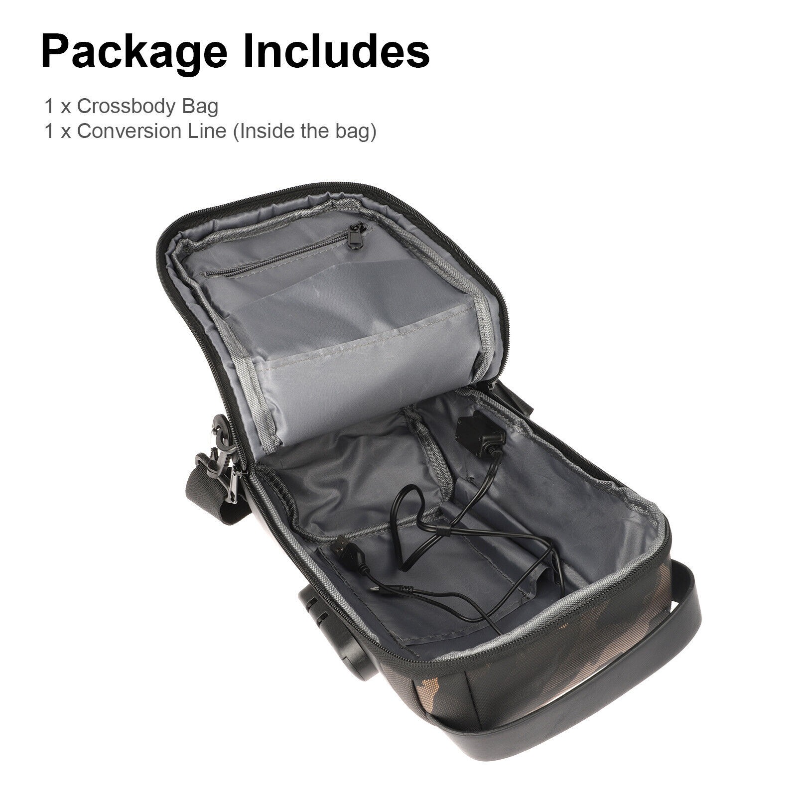 Sling Chest Bag Pack For Male