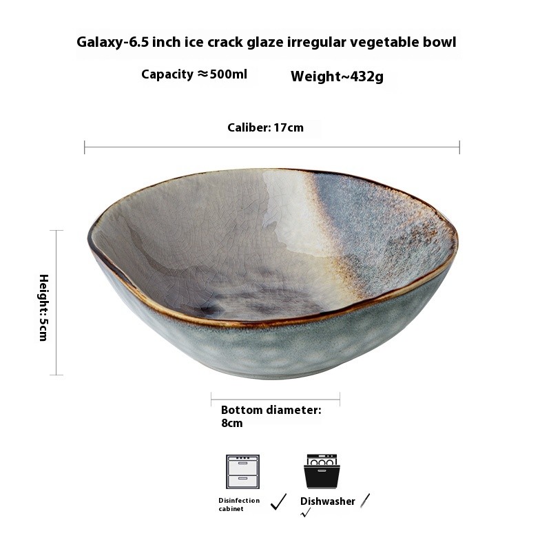 Salad Bowl Ceramic Cold Dish