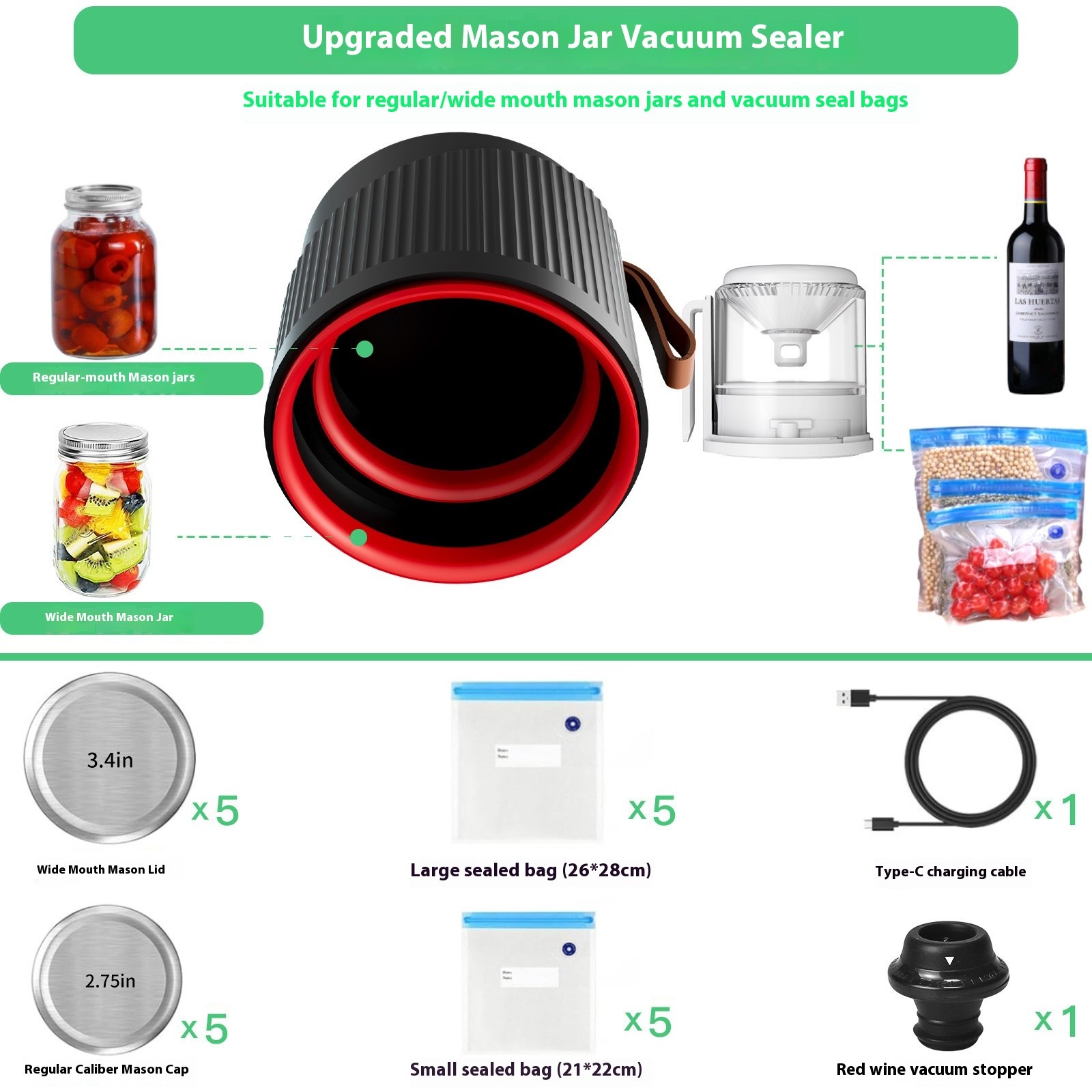 Jar Vacuum Sealer