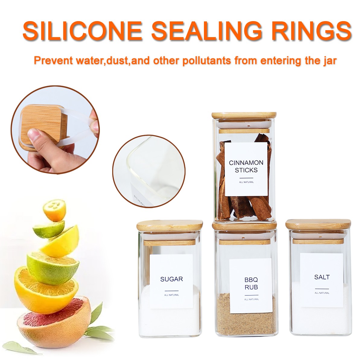 Kitchen Pepper Jars For Salt Seasoning