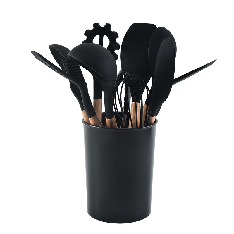 Wooden Handle Silicone Kitchenware