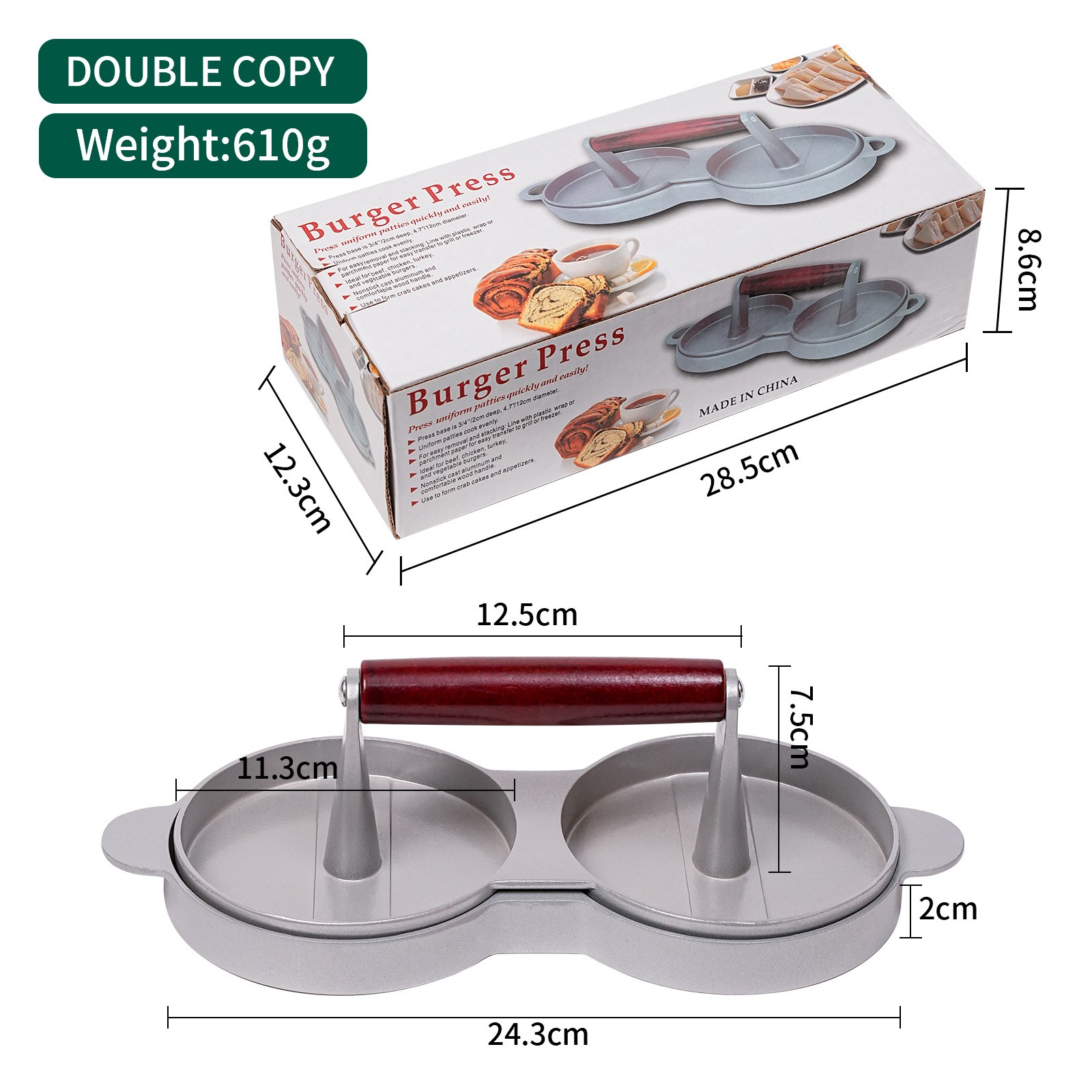 Mini Burger Press