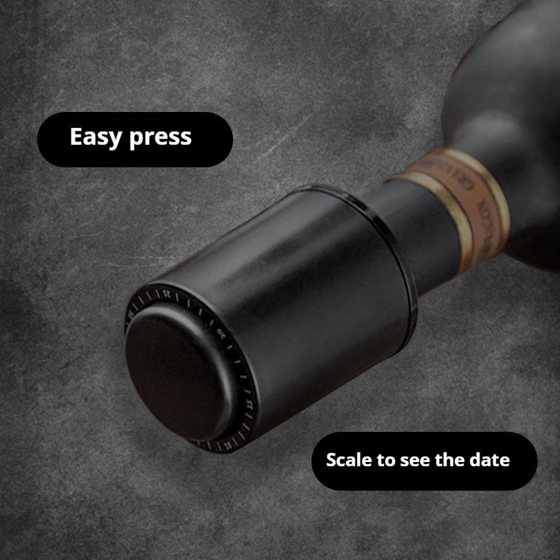 Stainless Steel Press Type Wine Stopper