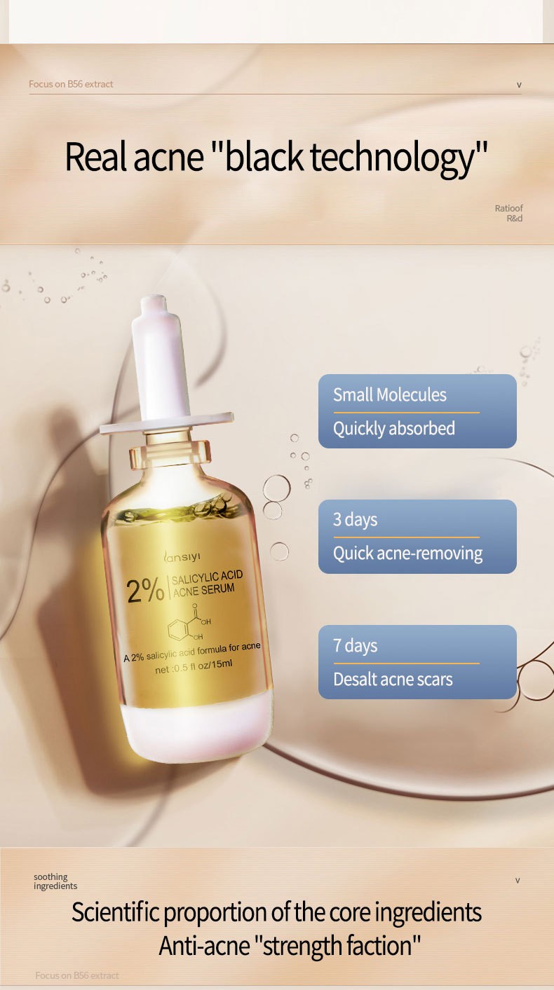 2% Salicylic Acid Acne Serum Target Acne and Improve Skin Clarity