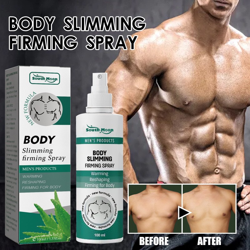 Slimming And Firming Spray Strengthens Chest Muscle