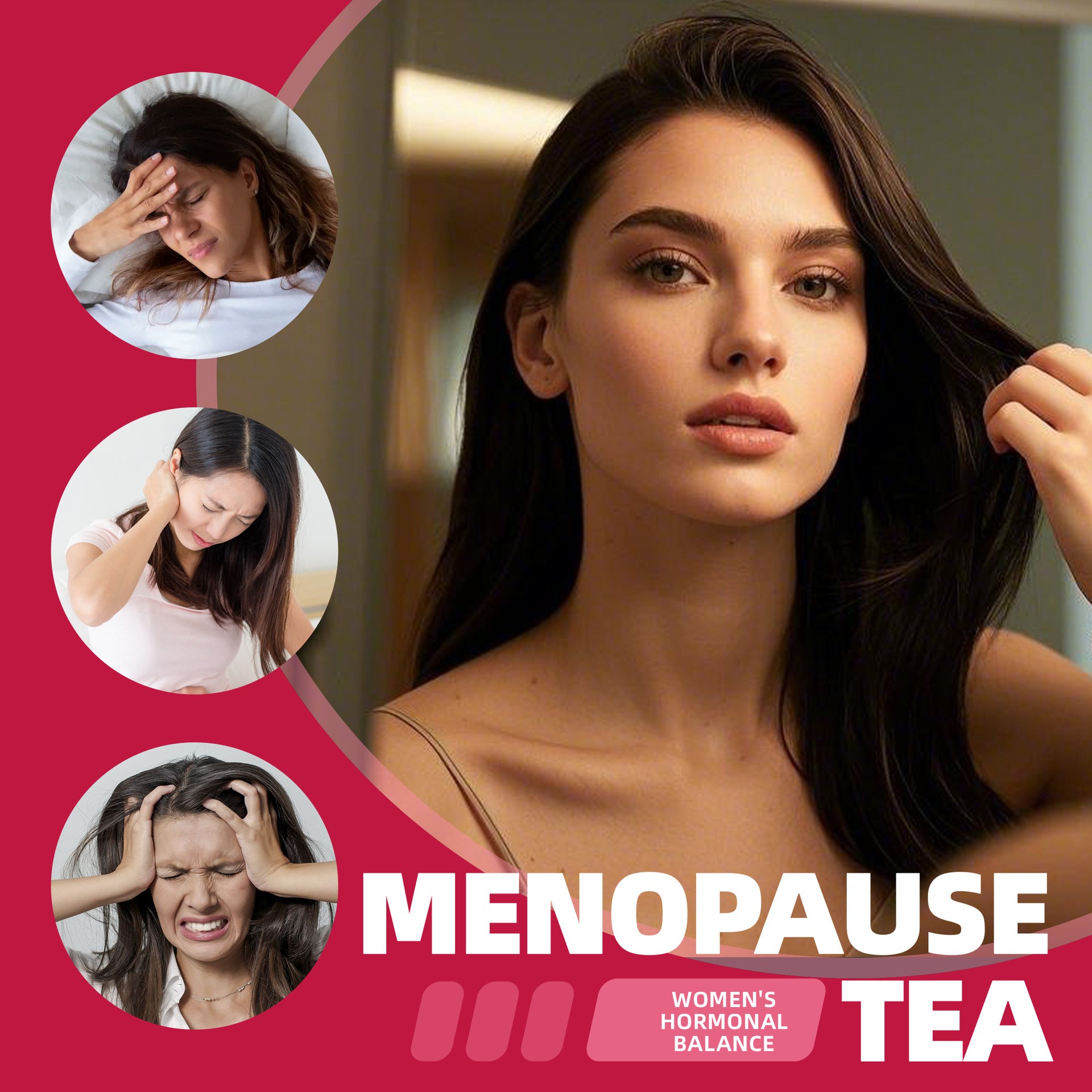 Menopause Tea Gentle Herbal Support for Womens Hormonal Balance
