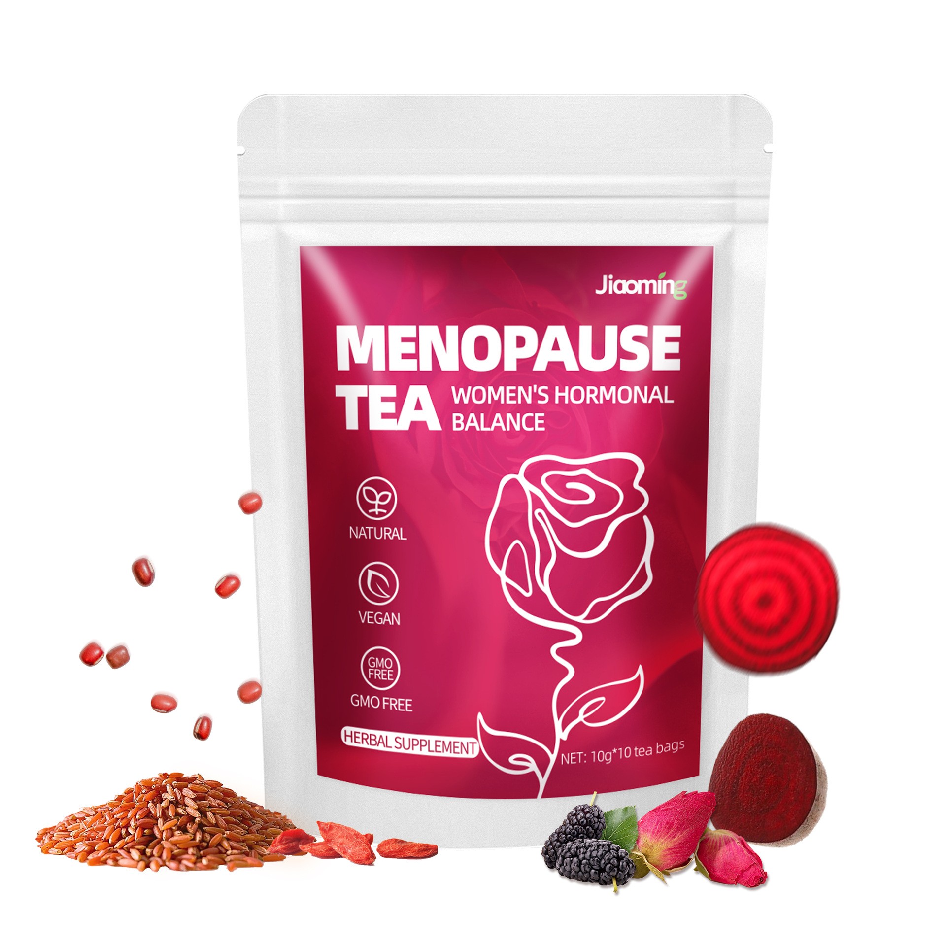 Menopause Tea Gentle Herbal Support for Womens Hormonal Balance