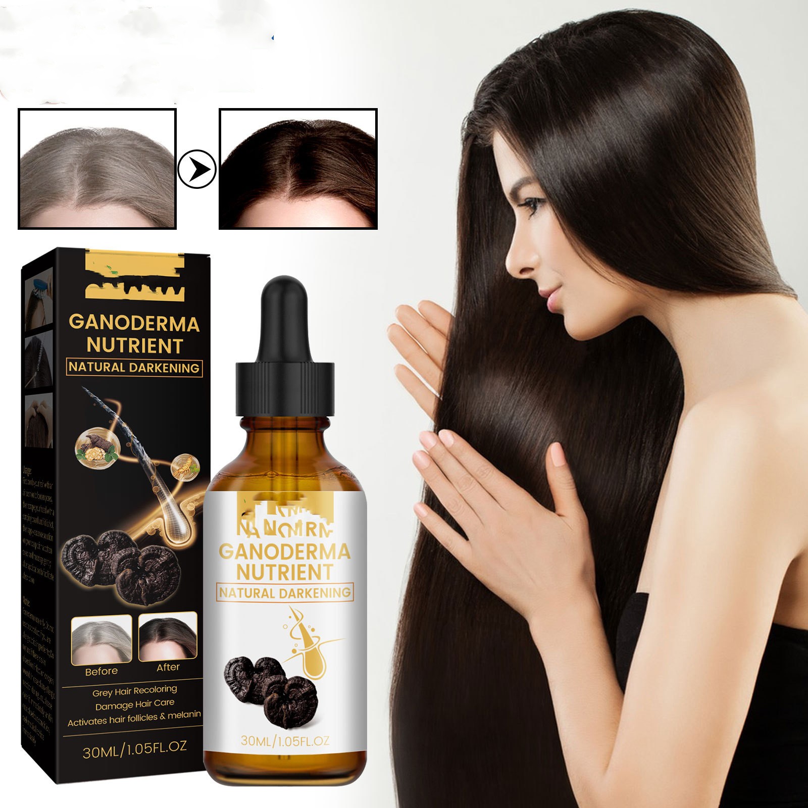 Gray White Hair Treatment Serum