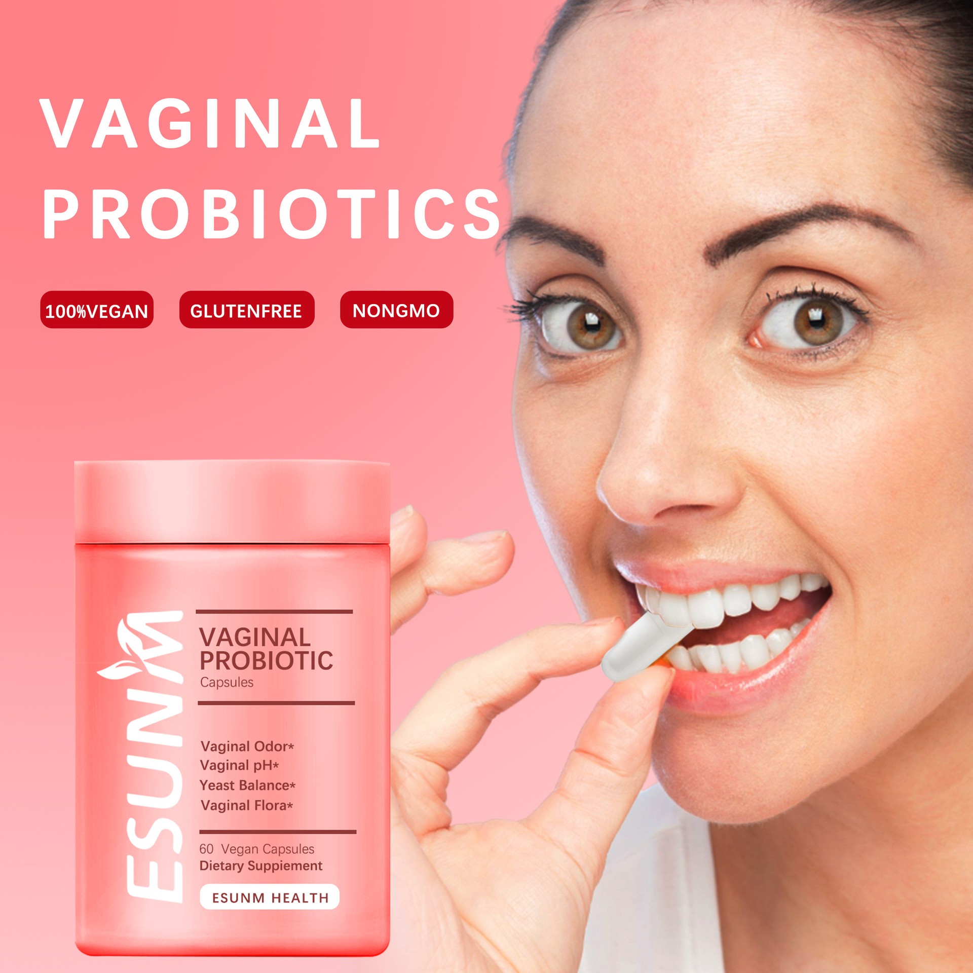ESUNM Vaginal Probiotic Capsules