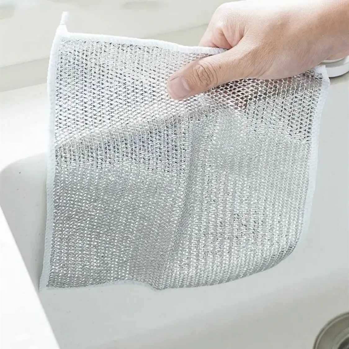 Reusable Diamond Weave Scrubber Cloths