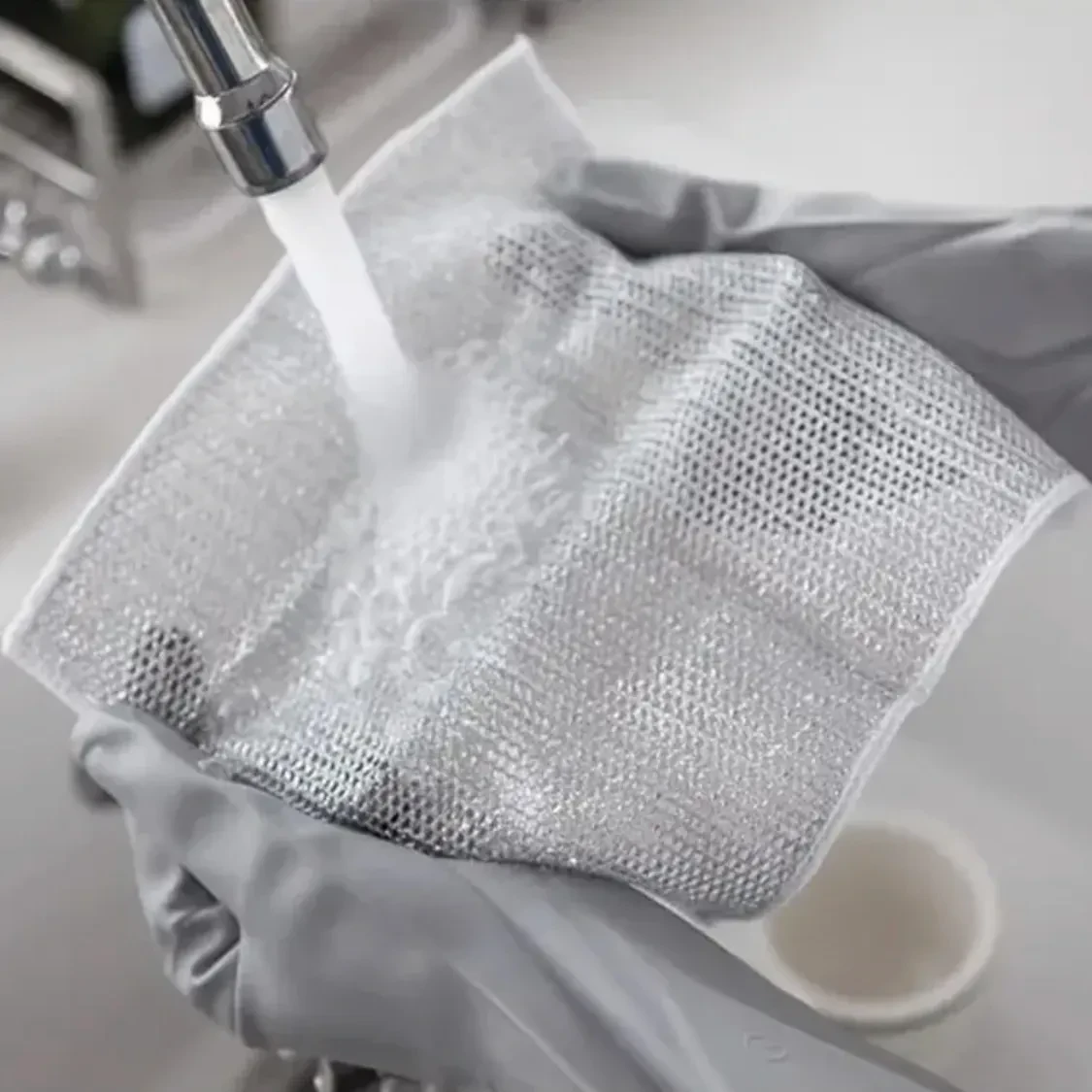 Reusable Diamond Weave Scrubber Cloths