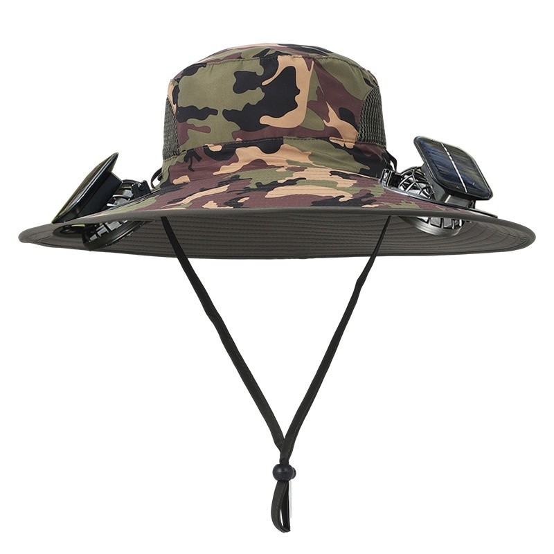 Fishing Hat With BuiltIn Fan