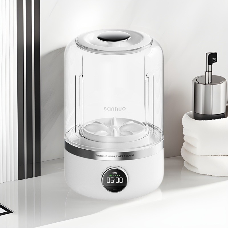 Portable Underwear Washer Rechargeable Cordless Mini Washing Machine