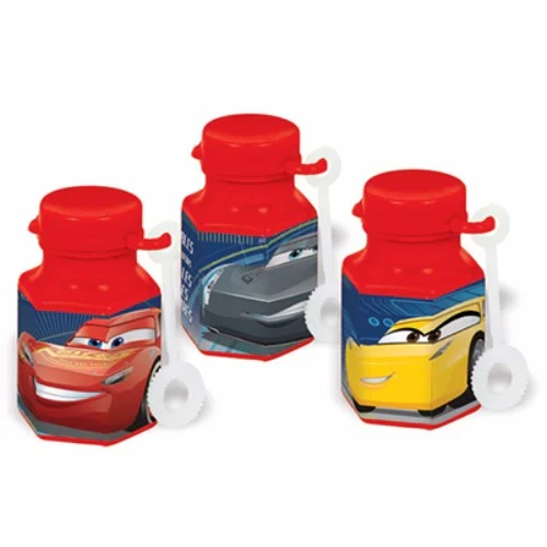 Cars 3 Mini Bubbles Favors - Pack of 12