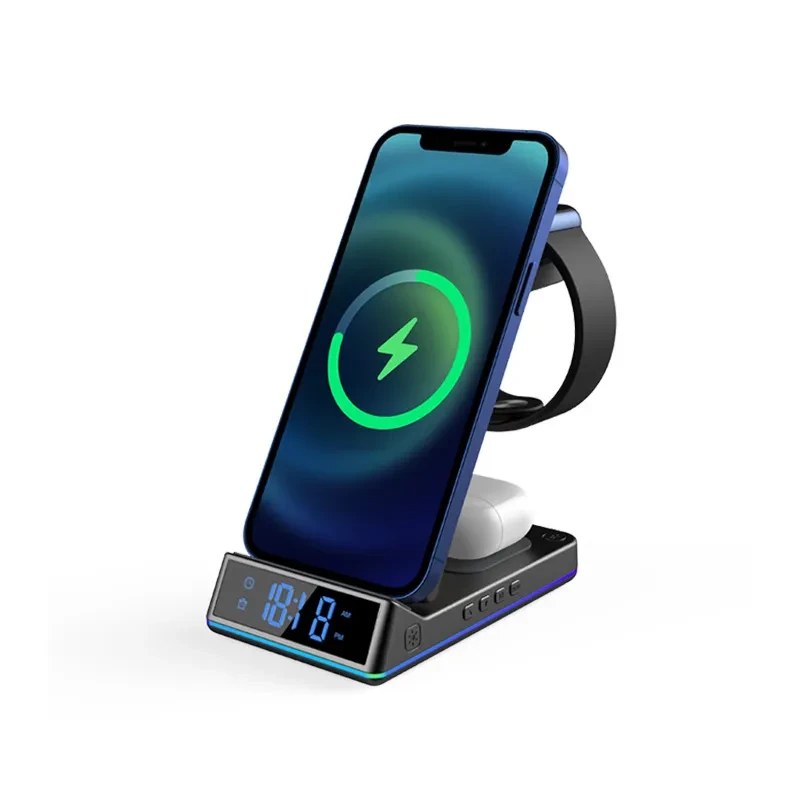3-in-1 Foldable Magnetic Wireless Charging Stand