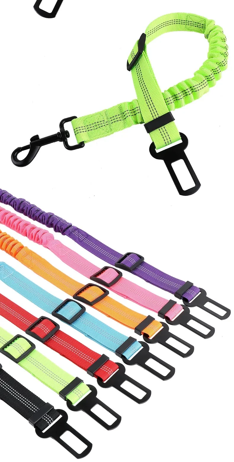 Reflective and Adjustable Elastic Dog Leash
