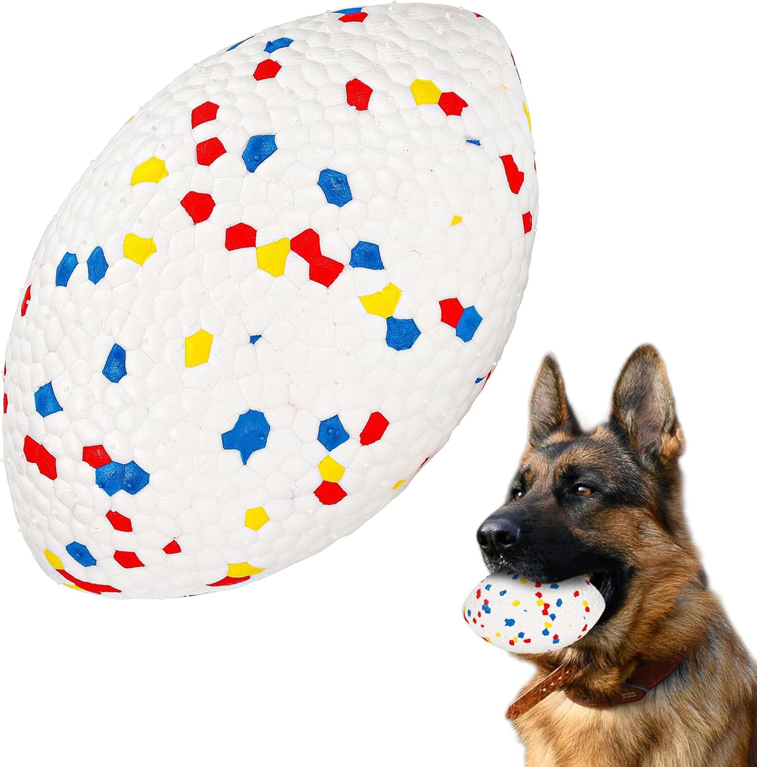 Boredo Buster Eco-friendly Medium-Sized Chew Toy Durable Interactive Floatable Pet Ball Toy Non-Toxic for Dogs and Cats