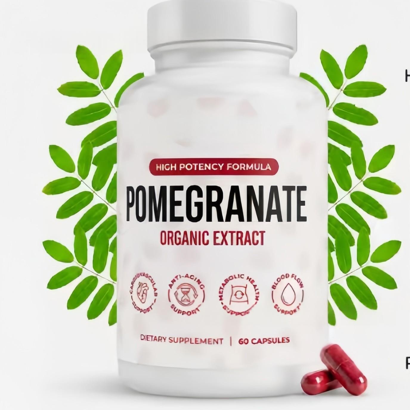 Organic Pomegranate Extract Capsules