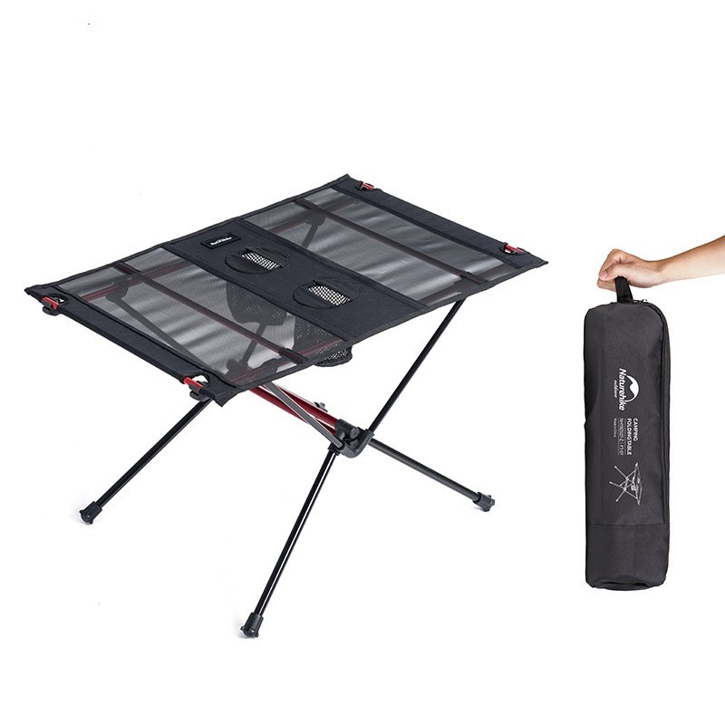 Folding Camping Table with Cupholders