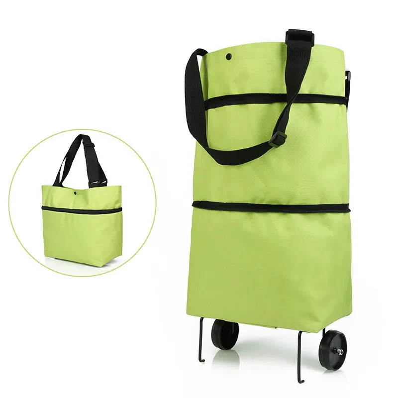 2-in-1 Foldable Shopping Cart