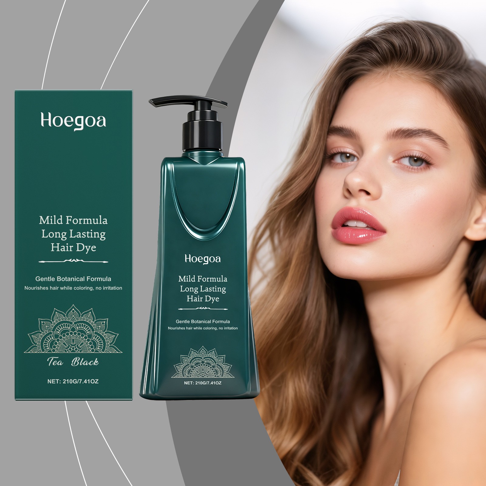 Mild Formula Long Lasting Hair Dye Set