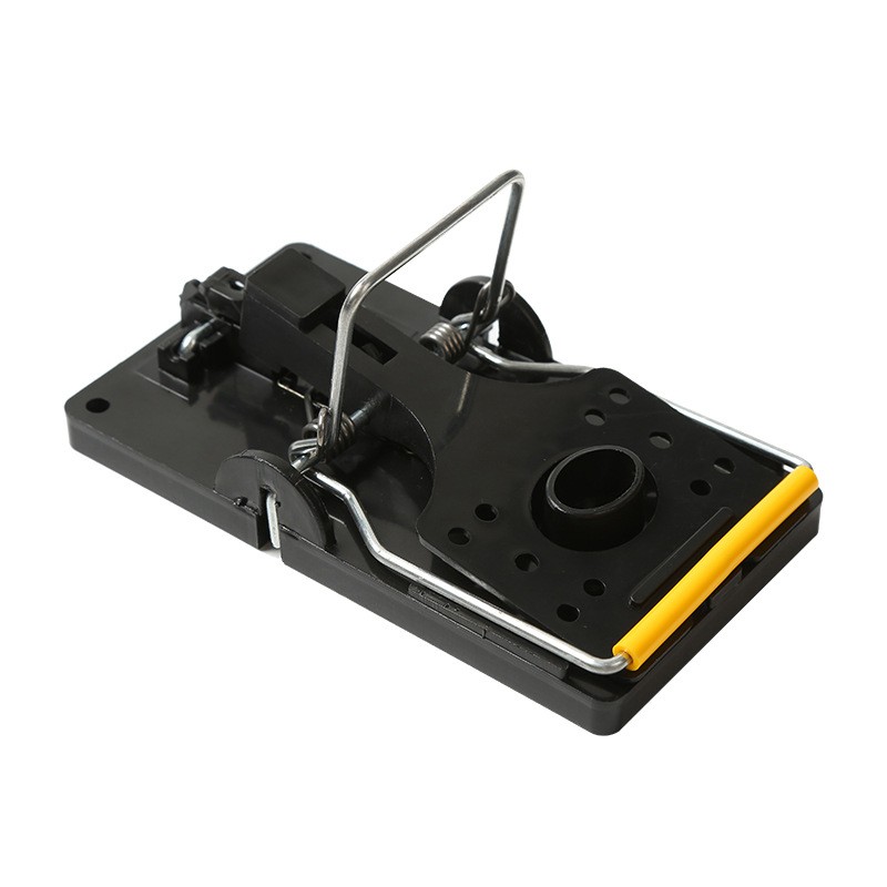Reusable Rat Catch Trap Black Plastic Mouse Snap Trap