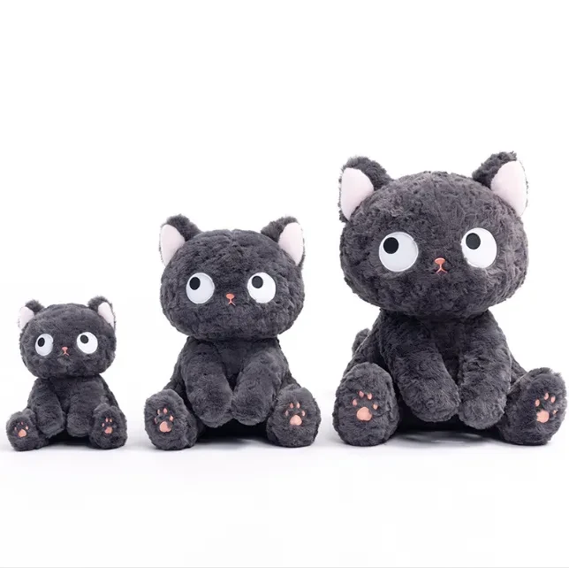 Adorable Black Cat Plush
