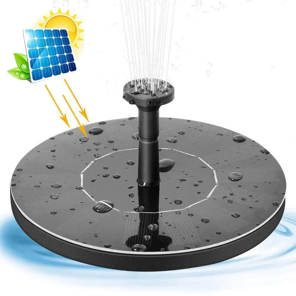 Solar Powered Fountain Pump For Bird Bath Fountain Water Pump