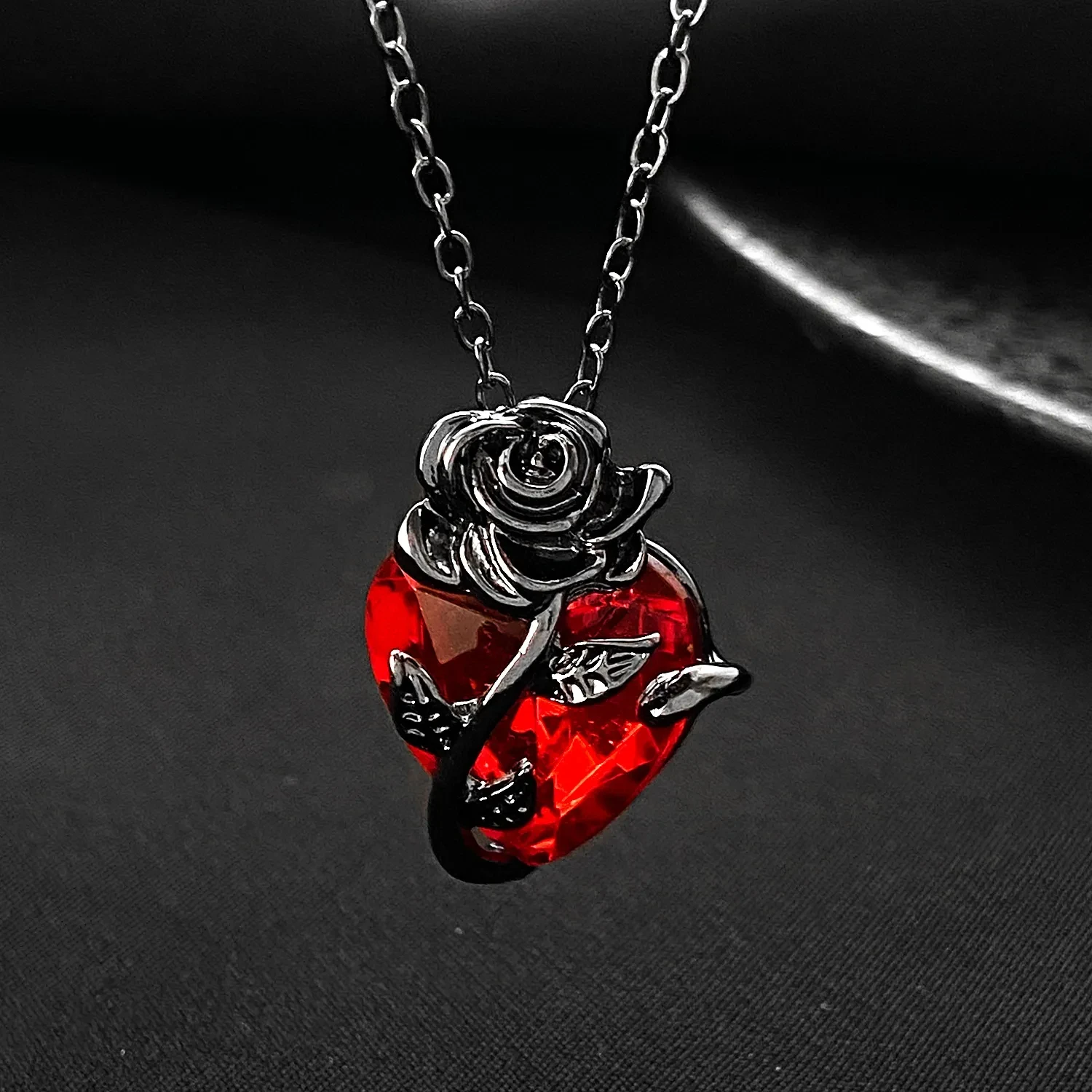 Blood Rose Necklace