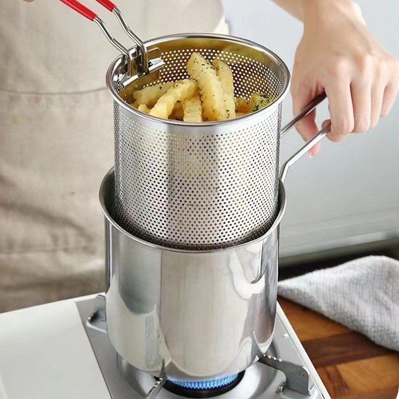 Multifunctional 304 Stainless Steel Fryer