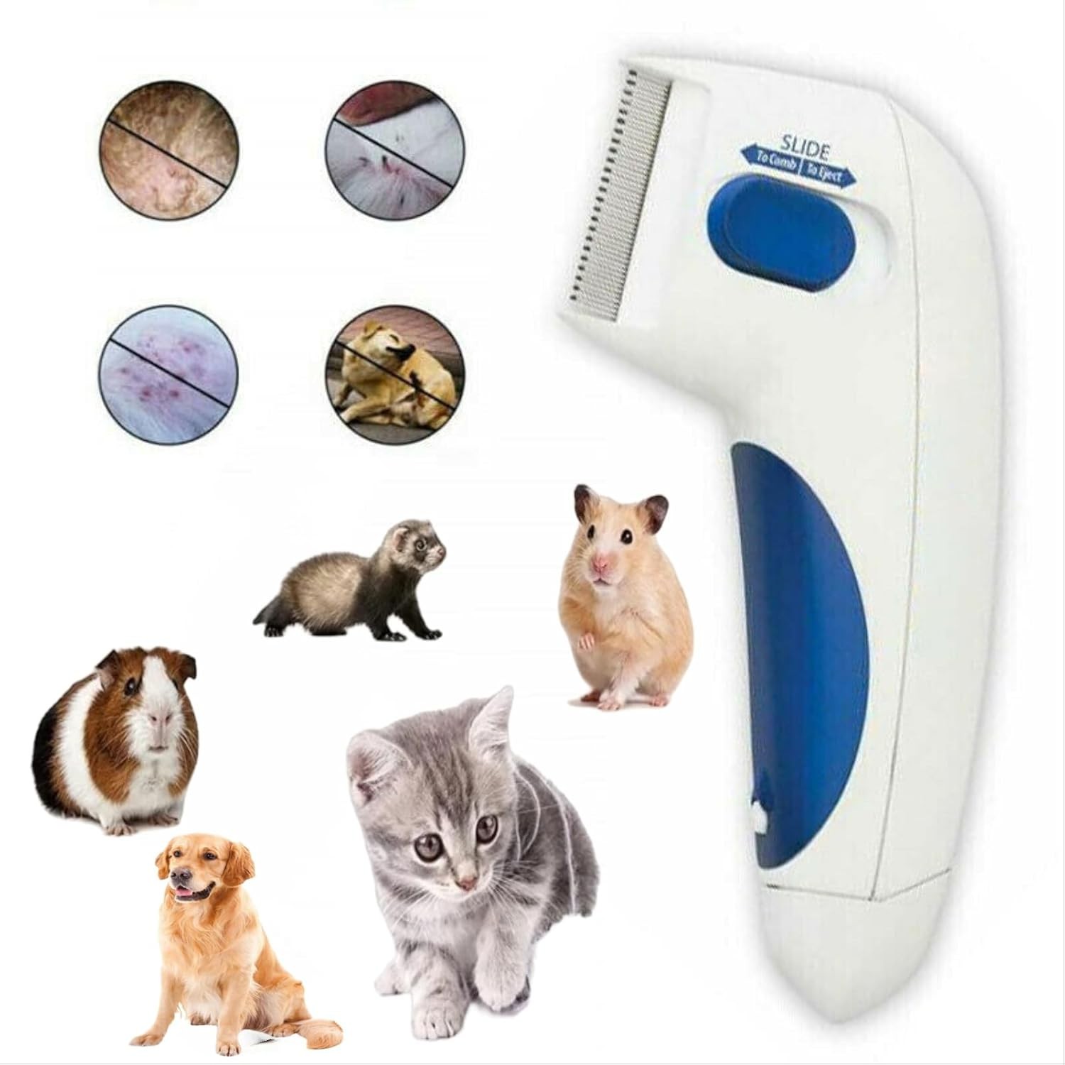 Electric Pet Flea Combs