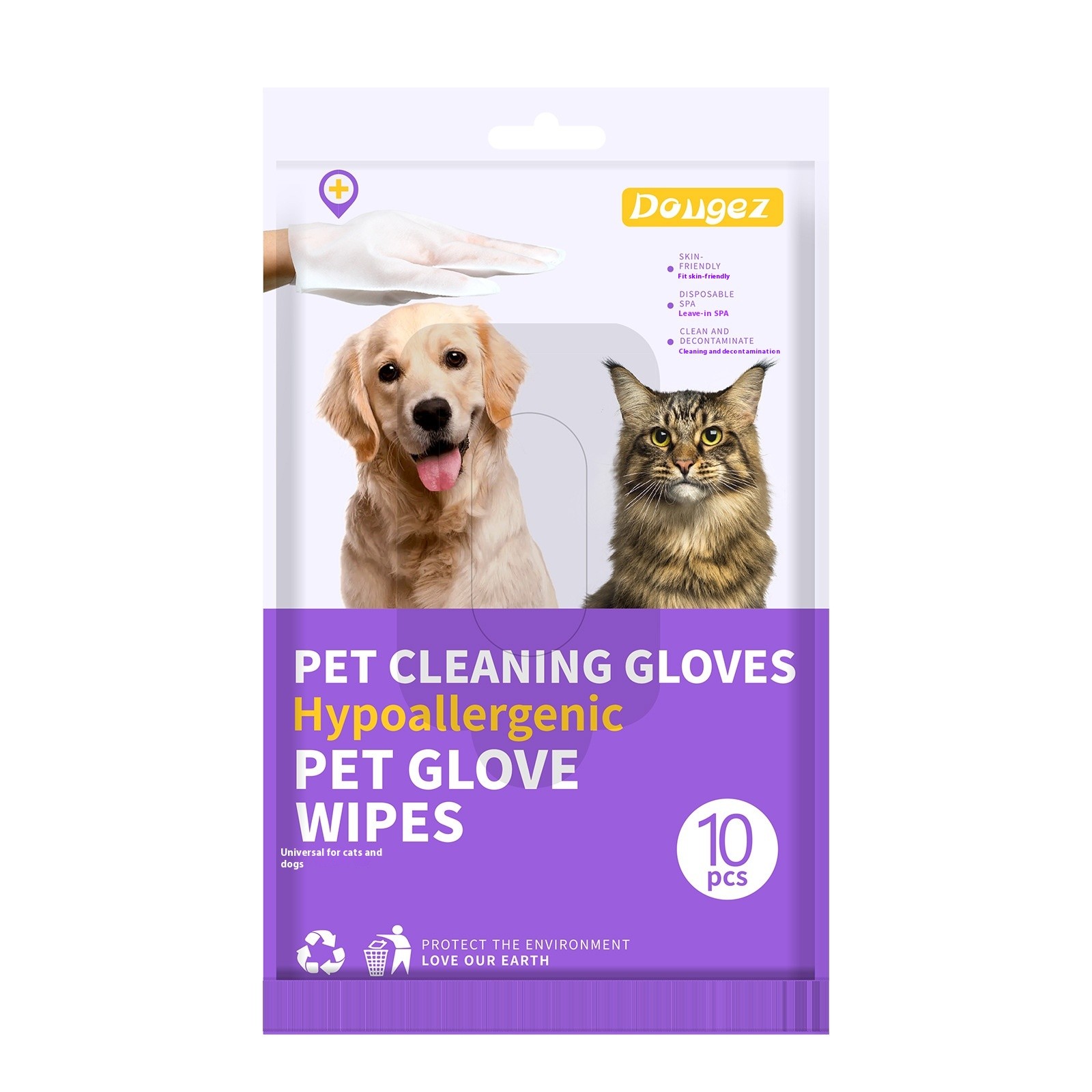 Waterless Pet Grooming Gloves