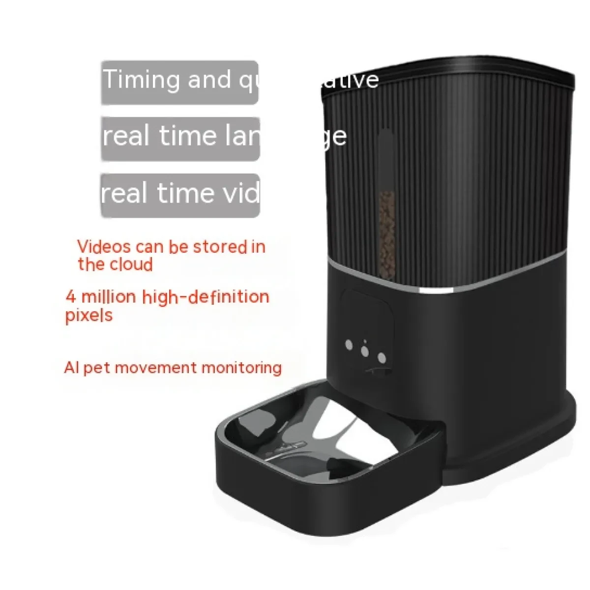 Smart Automatic Pet Feeder with WIFI Camera