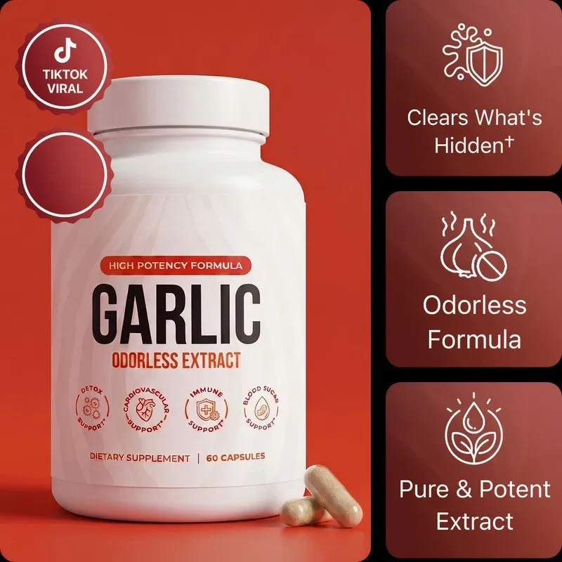 Odorless Garlic Extract Capsules