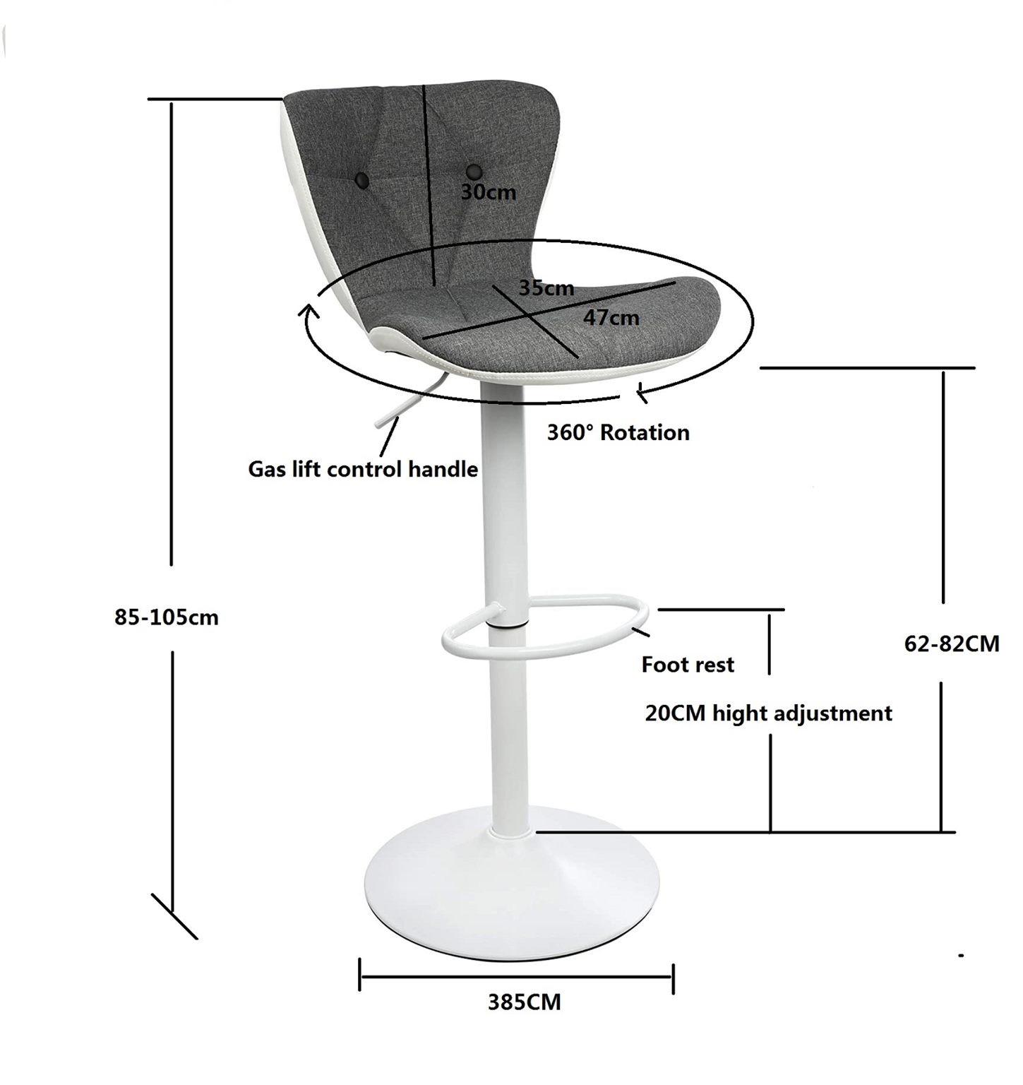 Black Bar Stool