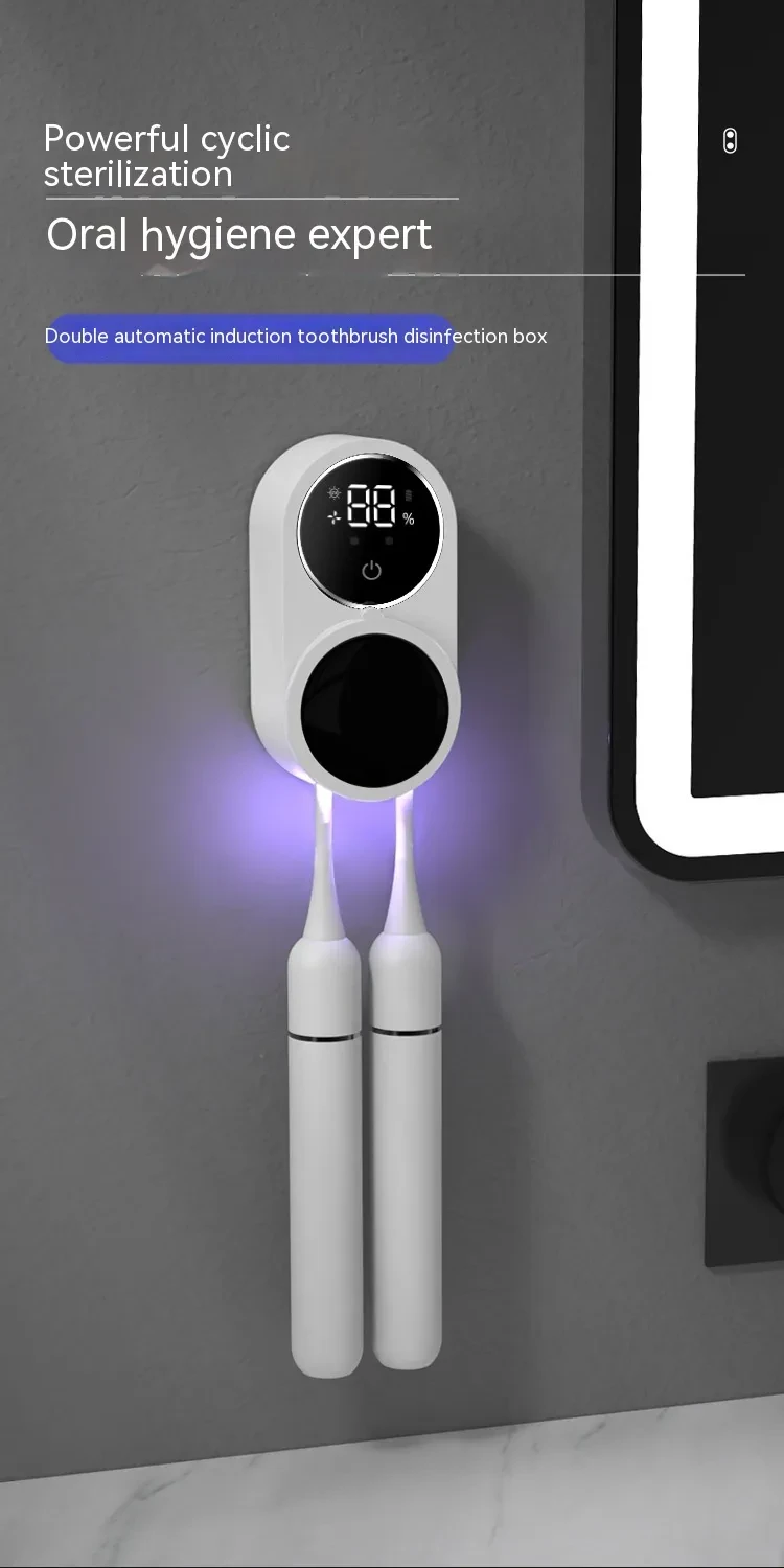 Tooth Brush Holder Sanitizer Uv Toothbrush Sanitizer Toothpaste Accessories Portable Toothbrush Sterilizer Portable Disinfectant